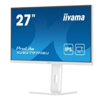 Monitor iiyama ProLite XUB2797HSU-W2 LED 27" Full HD 100 Hz IPS 300 1 ms Colunas som branco,