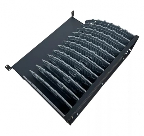 EWENT PRATELEIRA RACK 19" 12 UNID NOTEBOOKS-TABLETS-SMARTPHONES BLACK RAL