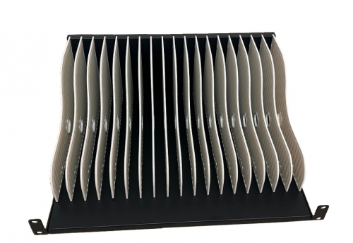 EWENT PRATELEIRA RACK 19" 18 UNID NOTEBOOKS-TABLETS-SMARTPHONES BLACK RAL