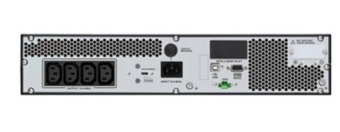 UPS APC Easy On-Line montável em bastidor AC 220/230/240 V, 900 Watt, 1000 VA preto