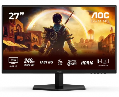 Monitor AOC Q27G42ZE IPS 27 polegadas QHD 16:9 240Hz/260Hz(OC) VESA Adaptive Sync