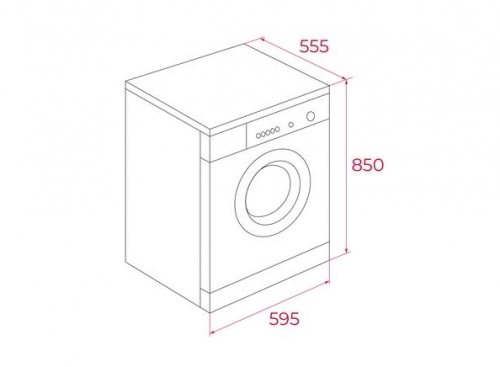 Máquina de lavar roupa TEKA 9 kg com 15 programas - WMK40940WH