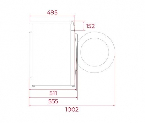Máquina de lavar roupa TEKA 9 kg com 15 programas - WMK40940WH
