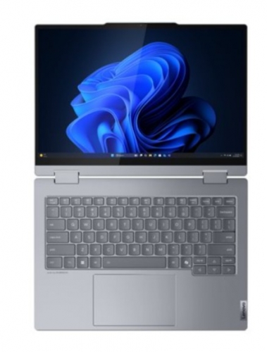Portátil Lenovo ThinkBook 14"  2-in-1 G5 IAU 21SQ Intel Core Ultra 7 Win 11 Pro 16GB 512GB cinzento luna bicolor 21SQ000DPG
