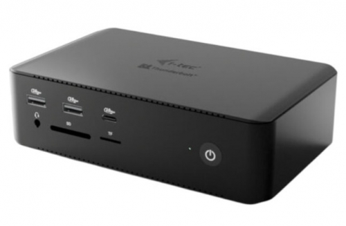 Docking Station i-tec Thunderbolt5 Multiport 13-em-1 TTB5QUATTRODOCKPD Preto