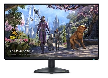 Alienware 27 4K Dual-Resolution Gaming Monitor AW2725QF - Monitor LED - gaming - 27" (26.95" visível) - 3840 x 2160 / 1920 x 1080 4K / Full HD (1080p) @ 180 Hz - IPS - 600 cd/m² - 1000:1 - DisplayHDR 600 - 0.5 ms - 2xHDMI, DisplayPort - com 3 Anos de