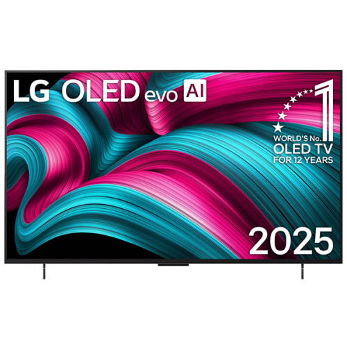 TV LG OLED evo AI C5 4K 2025 de 42 polegadas OLED42C54LA.AEU