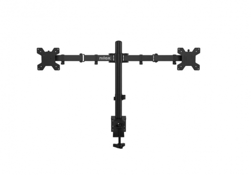 Suporte de braço Nilox para 2 monitores até 32" VESA 100x100/75x75 preto - NXDMA01B