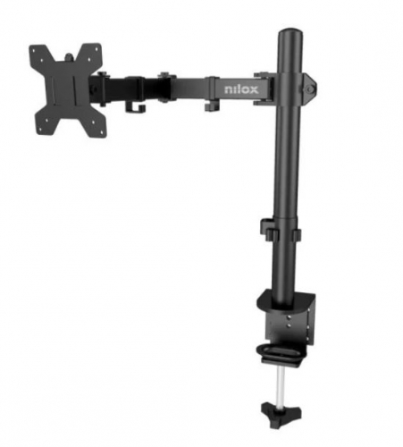 Suporte de braço Nilox para monitor até 32" máx. 8 kg VESA 100x100/75x75 preto - NXSMA01B