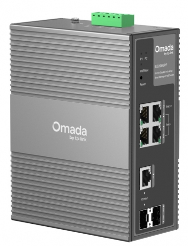 Switch TP-LINK Omada 6-Port Gigabit Industrial Easy Managed Switch with 4-Port PoE+