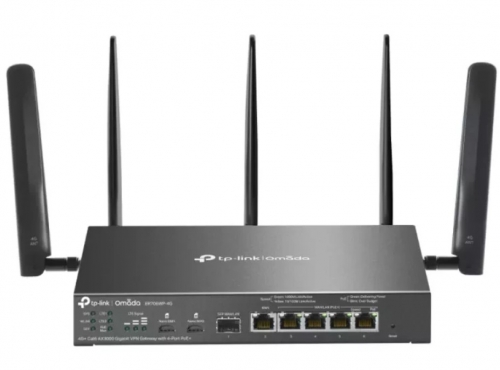 Omada 4G+ Cat6 AX3000 Gigabit VPN Gateway with 4-Port PoE+