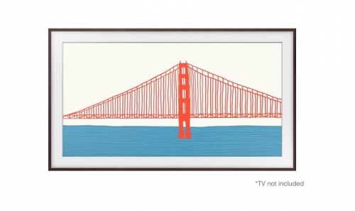 Moldura The Frame 65" Castanha - VG-SCFA65BWBXC