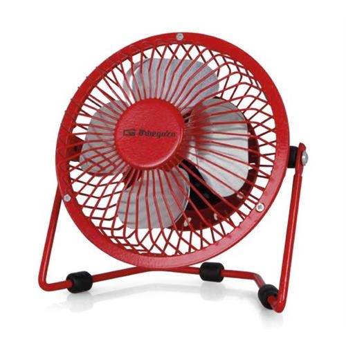VENTOINHA DE MESA 10CM ORBEGOZO PW 1027 VERMELHA