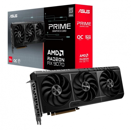 Placa Gráfica Asus AMD Radeon RX 9070 RDNA 4 Prime OC 16GB GDDR6 90YV0LI1-M0NA00