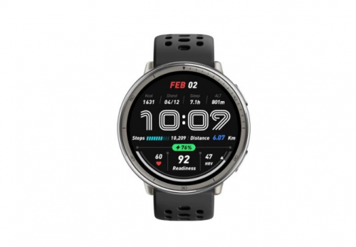 Smartwatch Amazfit Active 2 3,35cm (1.32") AMOLED Digital 466 x 466 pixels Ecrã táctil GPS Preto