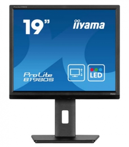 Monitor iiyama ProLite B1980S-B1 LED 19" 75 Hz TN 250 3 ms Colunas Som preto, 
