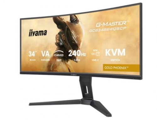 Monitor iiyama G-MASTER Gold Phoenix GCB3486WQSCP-B1 Gaming Curvo 34" (31.4" visível) 3440 x 1440 UWQHD @ 240 Hz
