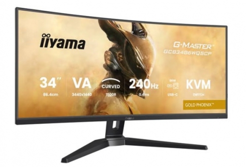 Monitor iiyama G-MASTER Gold Phoenix GCB3486WQSCP-B1 Gaming Curvo 34" (31.4" visível) 3440 x 1440 UWQHD @ 240 Hz