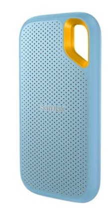 Disco SanDisk Extreme Portable V2 SSD encriptado 2TB externo USB 3.2 Gen 2 256-bits AES azul, SDSSDE61-2T00-G25B