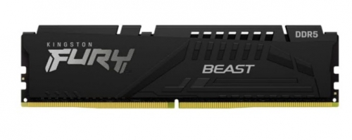 Memória Kingston FURY Beast DDR5 kit 64GB: 2 x 32GB DIMM 2800 MHz / PC5-44800 CL36 1.25 V unbuffered on-die ECC preto, KF556C36BBE2K2-64
