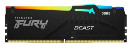 Memória RAM Kingston 64GB (2x32GB) FURY Beast RGB DDR5-6000 CL36 288-Pin Black
