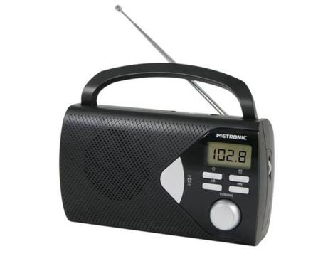 RADIO METRONI.PORT.AM/FM-PRETO -477205