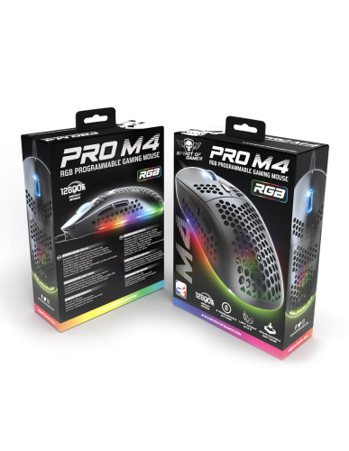 RATO SPIRIT OF GAMER PRO M4 GAMING RGB DARK - S-PM4RGB