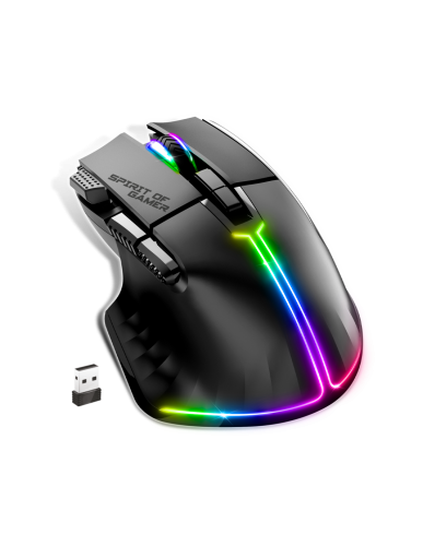 Rato SPIRIT OF GAMER Pro M5 Escuro Wireless - S-PM5RFBK