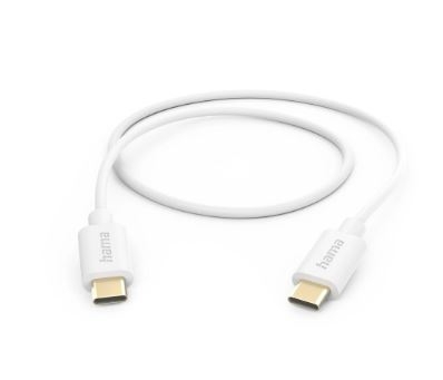 Cabo USB Hama USB-C-USB-C 1 m branco
