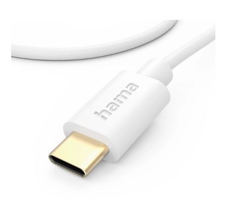 Cabo USB Hama USB-C-USB-C 1 m branco