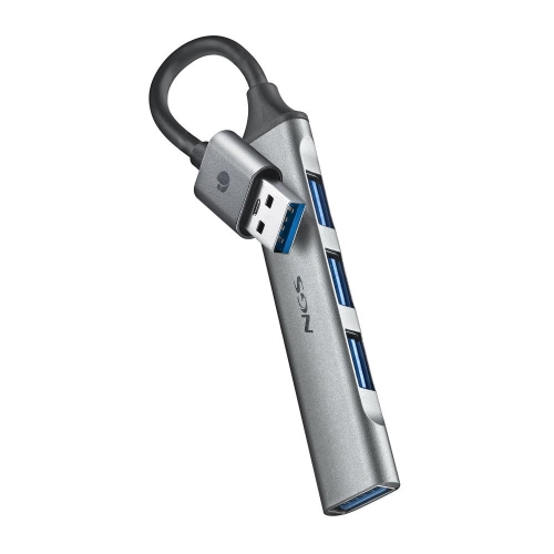 Hub USB de 4 portas: 1 x USB 3.2 Gen1 e 3 x USB 2.0 NGS - IHUB4MICRO
