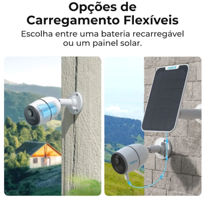 Câmara de Vigilância REOLINK Wi-FI 4MP / Bateria - Go Series G330 Solar 