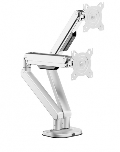 NAPOFIX SUPORTE SECRETARIA FULL-MOTION 2 MONITORES 13">32" SILVER DM2230S