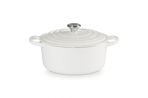 LE CREUSET - Cocotte Redonda Signature 22cm Branco 21177220101430