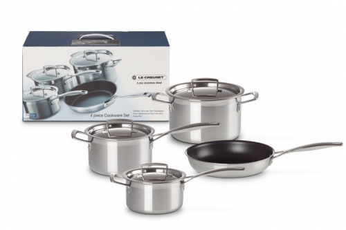LE CREUSET - Set 4 Tachos 3-Ply (24cm, 16cm, 18cm, 20cm) 96209100001000