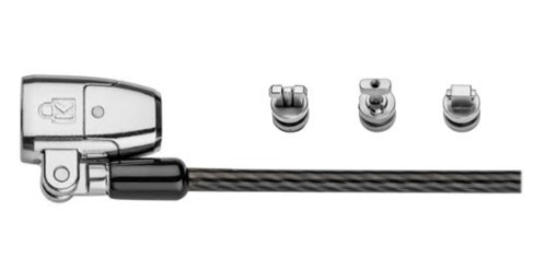 Cabo de segurança Kensington ClickSafe 2.0 Universal Keyed Laptop Lock com chave mestra 1.8 m, K68108M