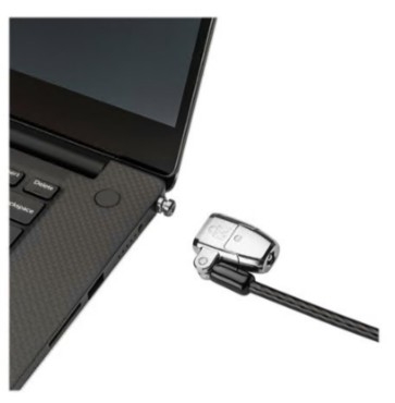 Cabo de segurança Kensington ClickSafe 2.0 Universal Keyed Laptop Lock com chave mestra 1.8 m, K68108M
