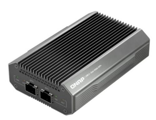 QNAP QNA-UC10G2SF Adaptador de rede USB4 / Thunderbolt 4 10 Gigabit SFP+ x 2