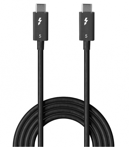 Cabo Lindy Thunderbolt 5 de 1 m, 80 Gbps, passivo