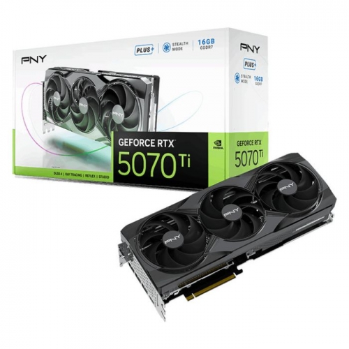 Placa Gráfica PNY GEFORCE RTX 5070 Ti 16GB OC Triple Fan Plus