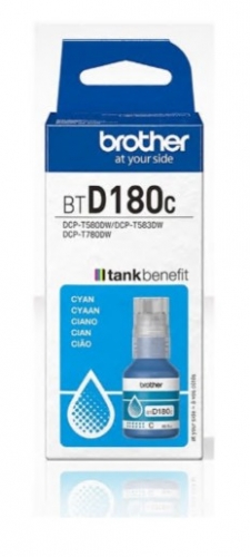 Tinteiro Brother BTD180C Azul cyan original DCP-T580DW