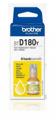 Tinteiro Brother BTD180Y Amarelo original DCP-T580DW