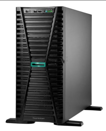 Servidor HPE ProLiant ML110 Gen11 4510 2.4GHz 12c 1P 32GB-R 4LFF 2x4TB HDD 2x1000W PS EU Server
