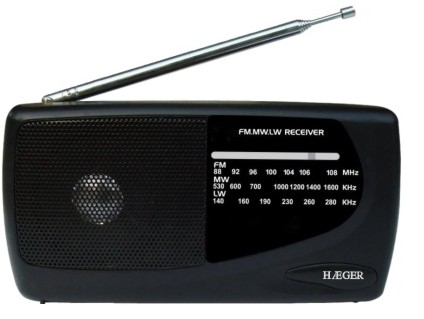 RÁDIO PORTÁTIL HAEGER HANDY