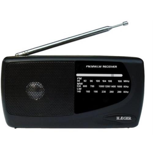 RÁDIO PORTÁTIL HAEGER HANDY