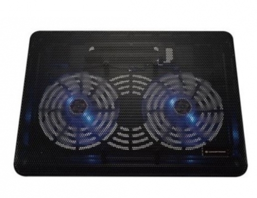 Base Refrigeração Conceptronic Thana Pad 15.6" LED Azul Preto