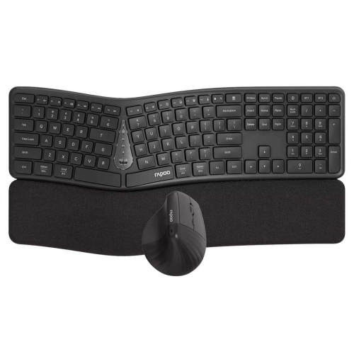 RAPOO TECLADO+RATO S/FIO 8810ME MULTI-MODE PRETO PT layout 