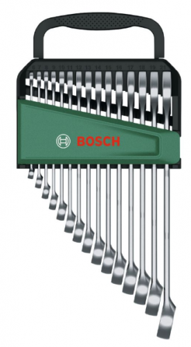 BOSCH - Conjunto de 15 chaves combinadas | 1600A02Z9E