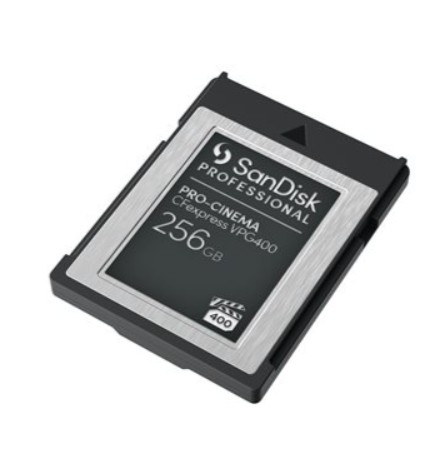 Cartão de memória flash 256 GB CFexpress Tipo B preto SanDisk Professional - SDPCVN4-256G-GNANN