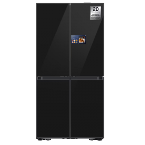 Side by Side SAMSUNG - RM90F67CECEF 654L AI Home com abertura automática de porta, Preto